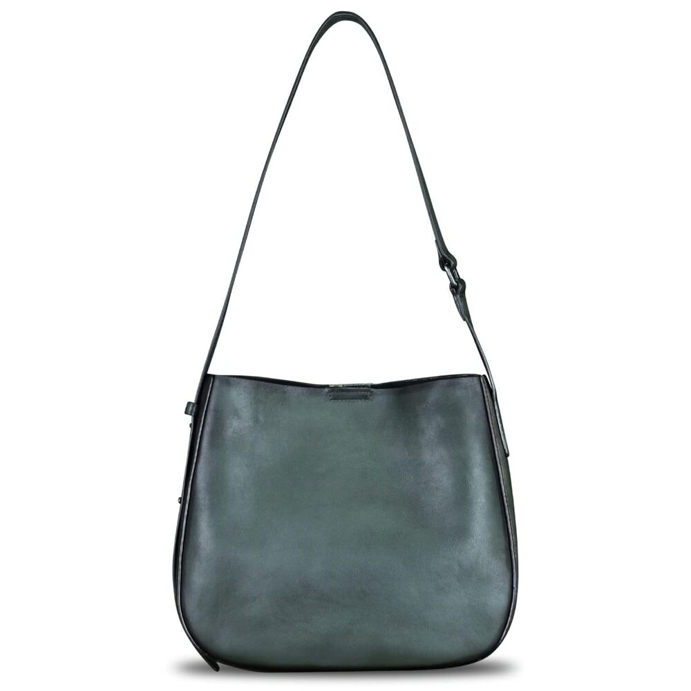 1424 Leather Satchel Shoulder Bag Vintage Handmade Handbag Retro Designer